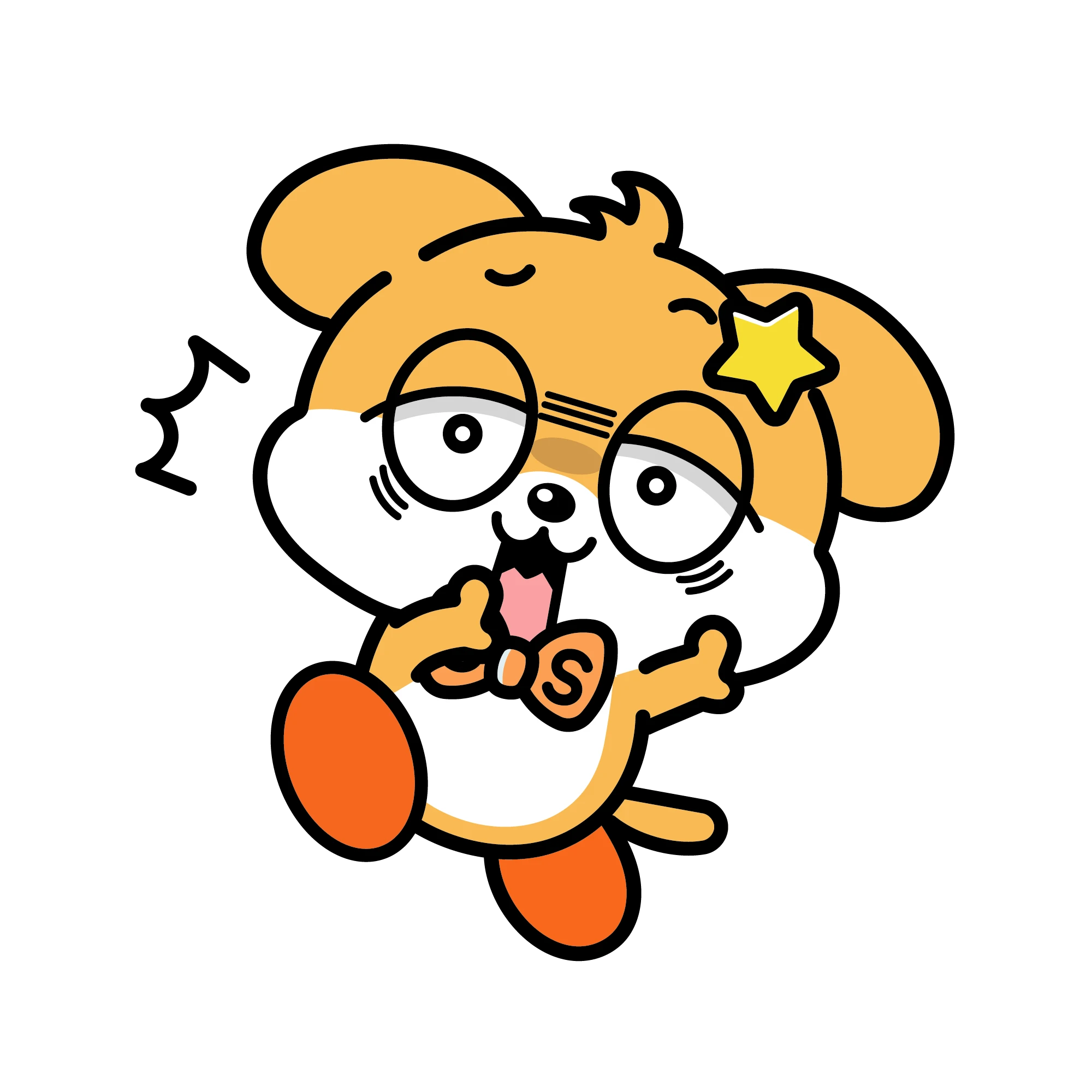 驚くグロー