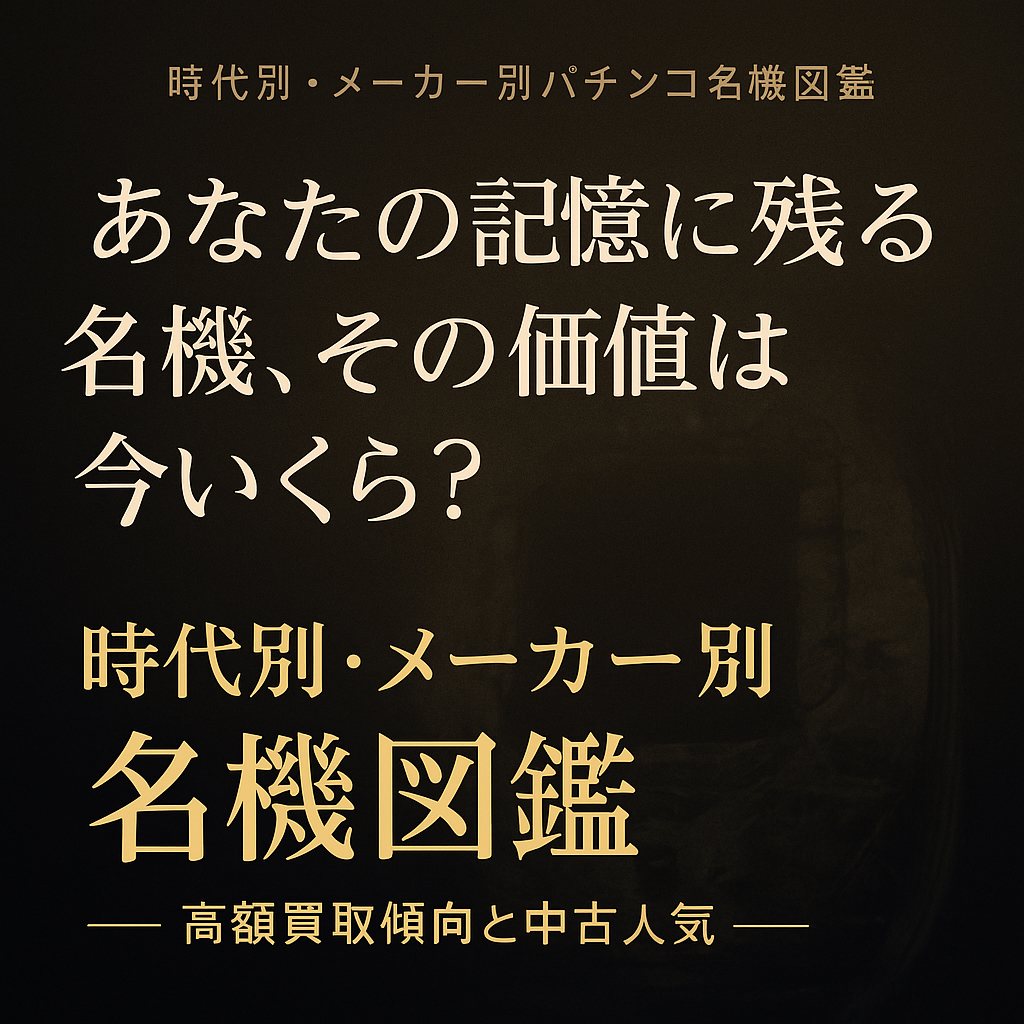 名機図鑑と高額買取傾向