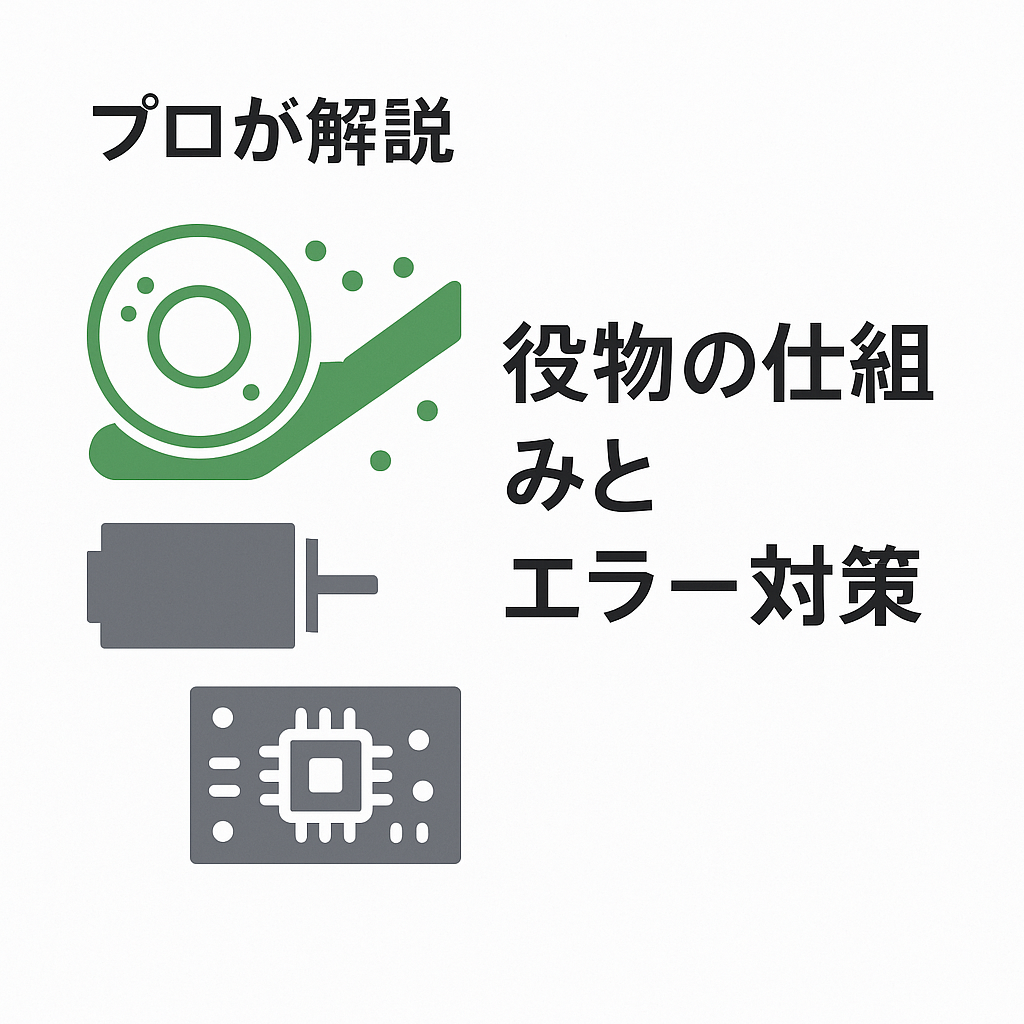 役物の仕組みとエラー対策