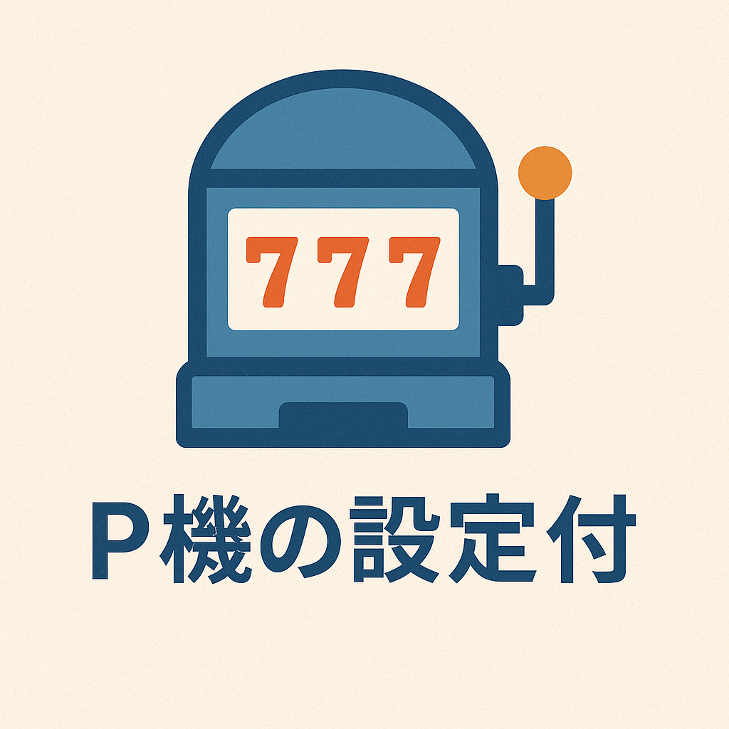 P機の設定付とは？