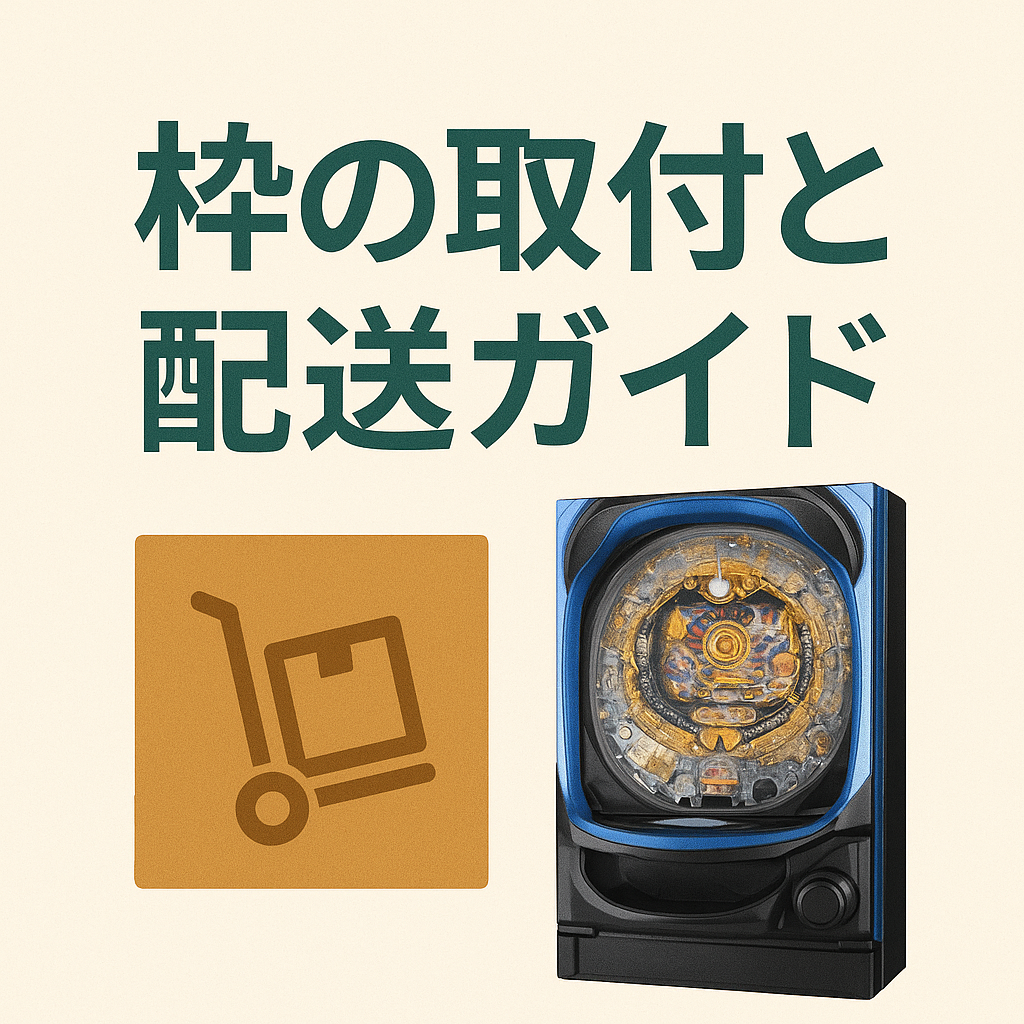 枠の取付と配送ガイド