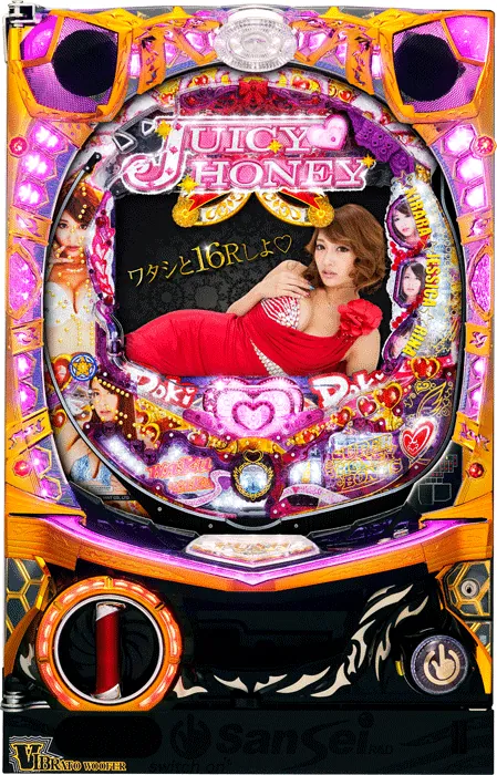 【家庭用パチンコ実機】【中古パチンコ】CRジューシーハニー（循環加工・7か月保証付き）