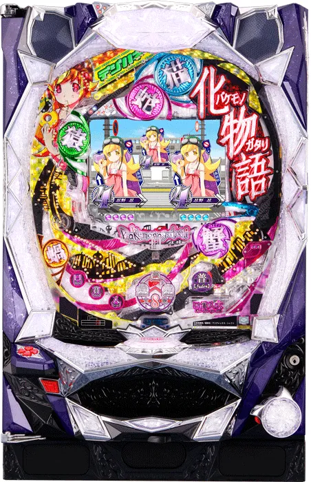 【中古パチンコ実機】デジハネCR化物語（循環加工・7か月保証付き）