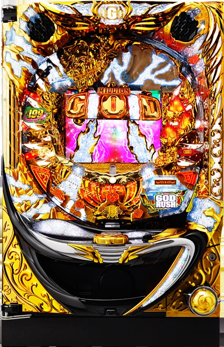 【中古パチンコ実機】CRミリオンゴッドライジング～ゼウス再び～（循環加工・7か月保証付き）