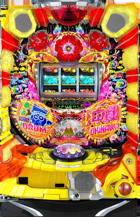 【中古パチンコ実機】PAドラム海物語IN沖縄（循環加工・7か月保証付き）