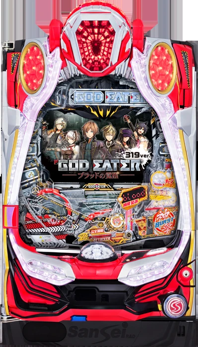 【家庭用パチンコ実機】【中古パチンコ】Pゴッドイーター -ブラッドの覚醒-MVY2（循環加工・7か月保証付き）