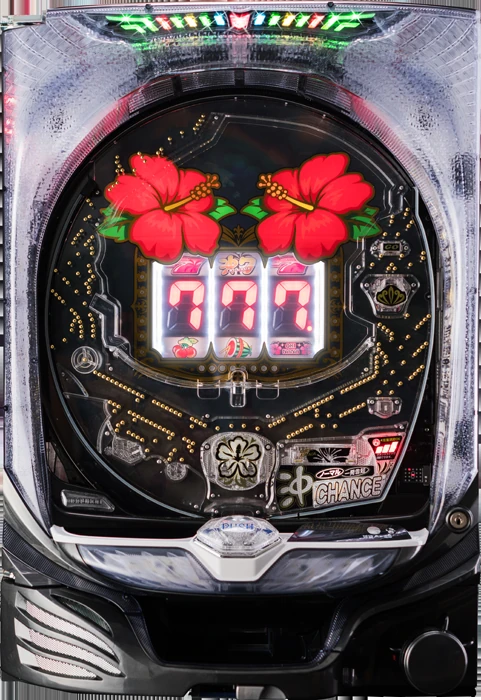 【家庭用パチンコ実機】【中古パチンコ】P沖7 BLACK（循環加工・7か月保証付き）