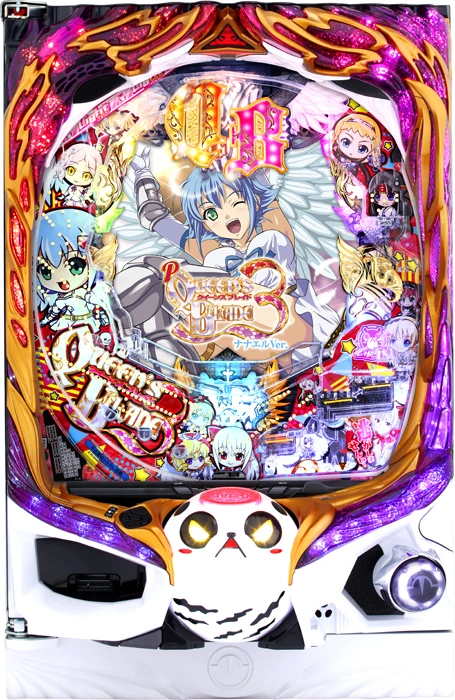 【家庭用パチンコ実機】【中古パチンコ】Pクイーンズブレイド3 ナナエルVer（循環加工・7か月保証付き）