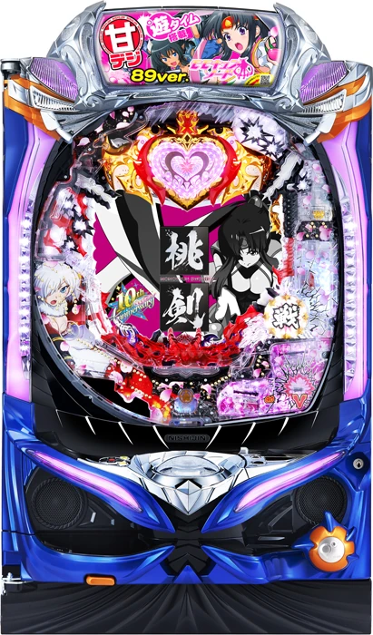 【家庭用パチンコ実機】【中古パチンコ】PモモキュンソードGC250(甘デジ)（循環加工・7か月保証付き）