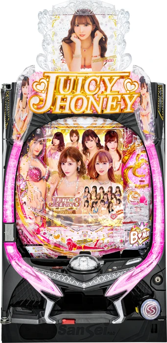 【中古パチンコ実機】Pジューシーハニー3（循環加工・7か月保証付き）