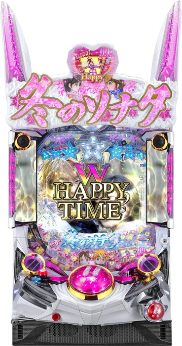 【家庭用パチンコ実機】【中古パチンコ】ぱちんこ 冬のソナタ SWEET W HAPPY Version（循環加工・7か月保証付き）