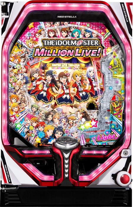 【中古パチンコ実機】Pフィーバー アイドルマスター ミリオンライブ！Light ver.（循環加工・7か月保証付き）