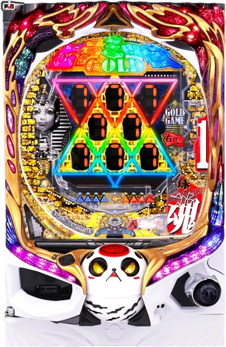【家庭用パチンコ実機】【中古パチンコ】P一球魂GOLDピラミッ伝（循環加工・7か月保証付き）