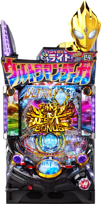 【家庭用パチンコ実機】【中古パチンコ】ぱちんこ ウルトラマンティガ ウルトラ超光ライト ver（循環加工・7か月保証付き）