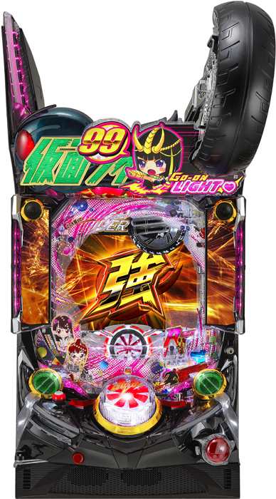 仮面ライダーシリーズの機種例 Pぱちんこ 仮面ライダー GO-ON LIGHT